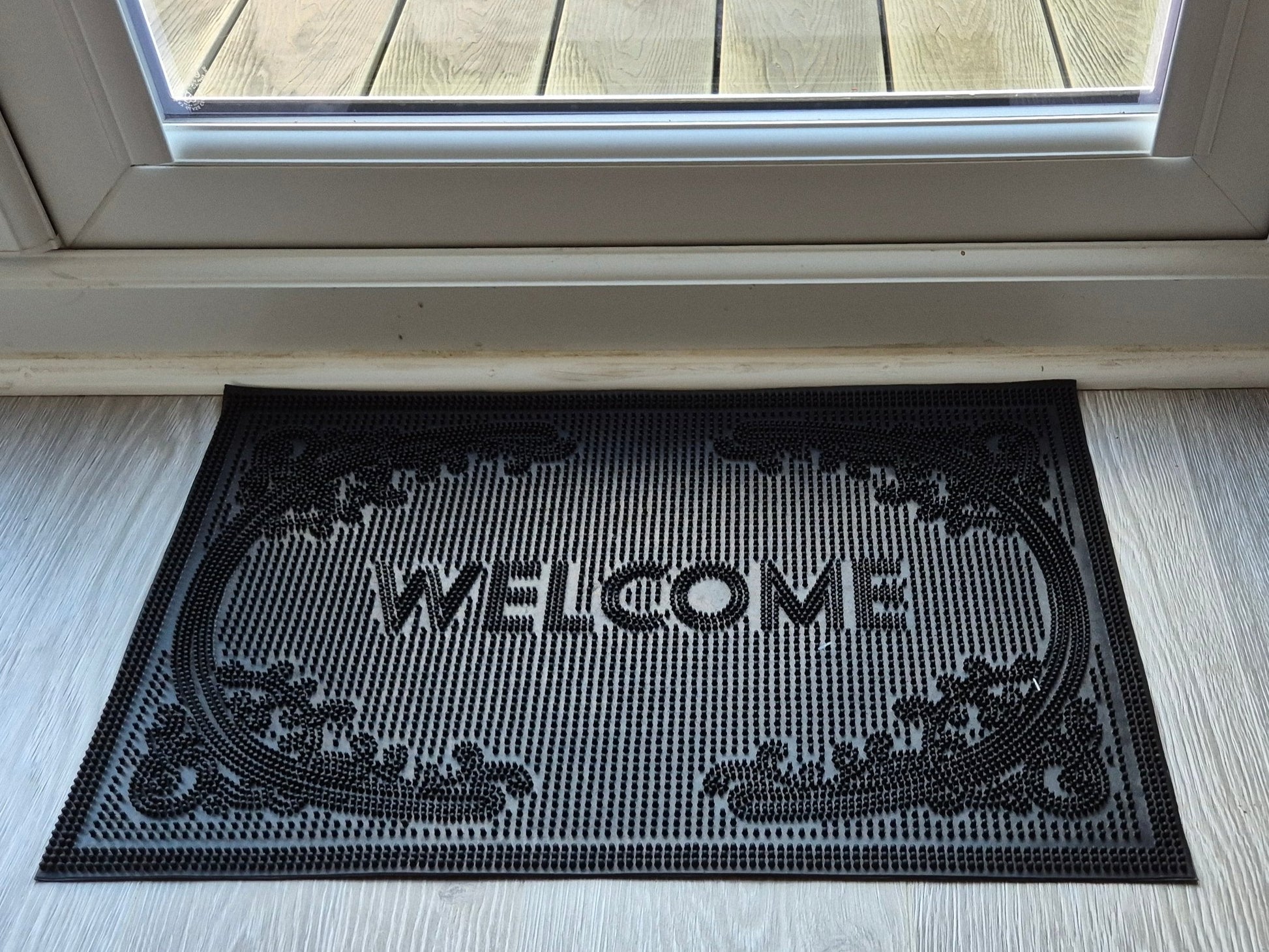 Rubber Doormat 60cm x 40cm - 'Welcome' (D2) - Best4Trade-Retail Garden watering