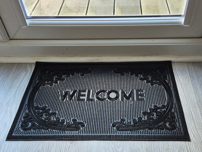 Rubber Doormat 60cm x 40cm - 'Welcome' (D2) - Best4Trade-Retail Garden watering