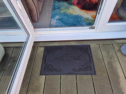 Rubber Doormat 60cm x 40cm - 'Welcome' (D2) - Best4Trade-Retail Garden watering