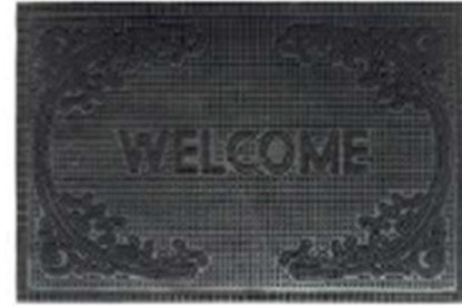 Rubber Doormat 60cm x 40cm - 'Welcome' (D2) - Best4Trade-Retail Garden watering