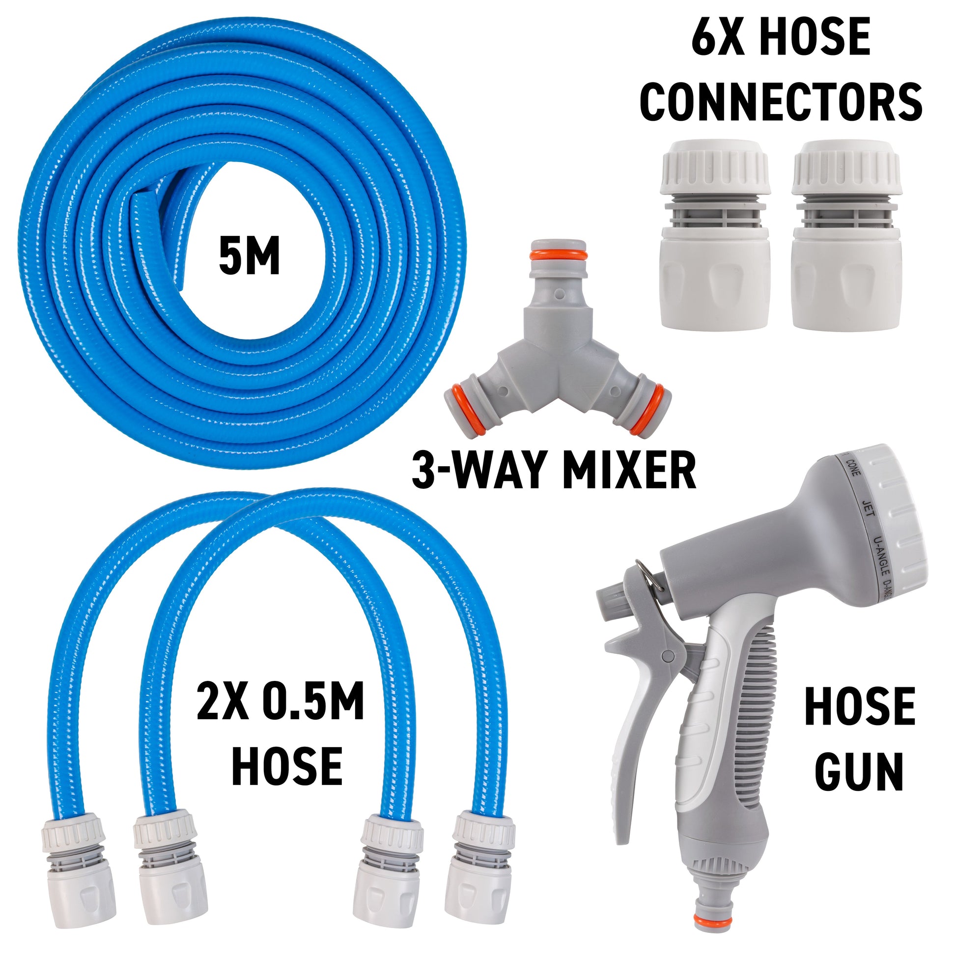 Dog Shower Mix Hot/Cold Water Blue - Best4Trade-Retail