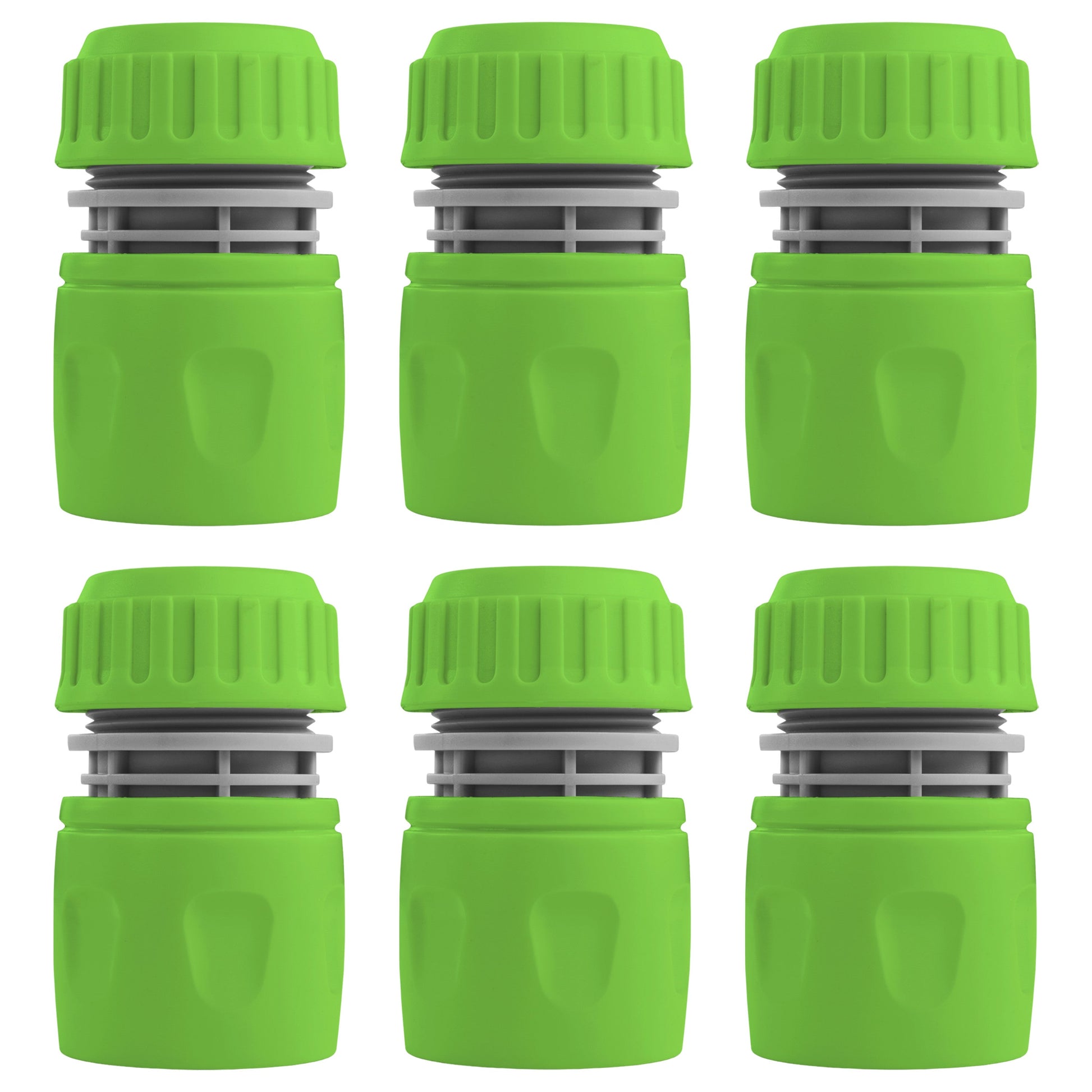 Female Hose Connector, 1/2" or 5/8" Hose, Green/Gray - Best4Trade-Retail Garden watering