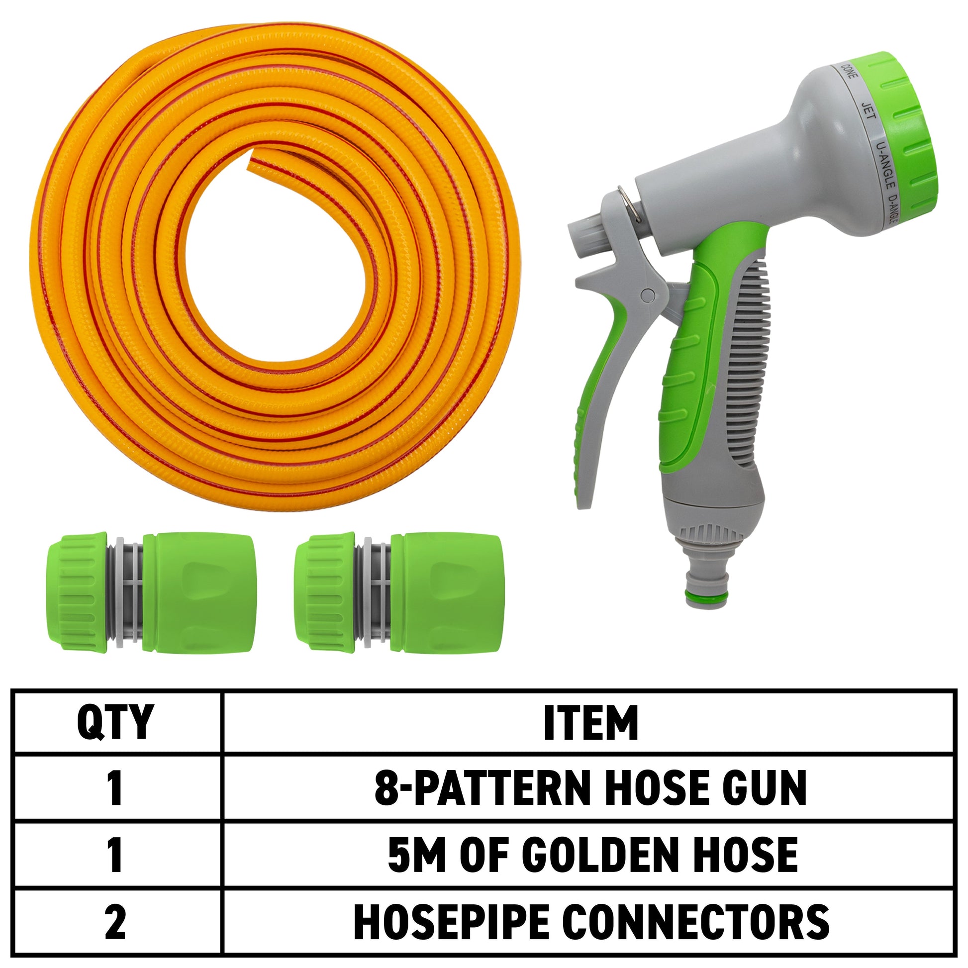 Dog Shower Kit Cold Water Yellow/Lime - Best4Trade-Retail