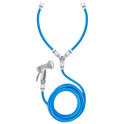 Dog Shower Mix Hot/Cold Water with Valves Blue - Best4Trade-Retail