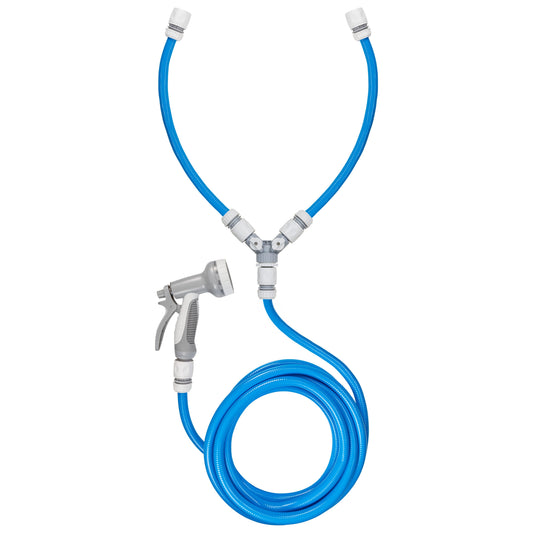 Dog Shower Mix Hot/Cold Water with Valves Blue - Best4Trade-Retail
