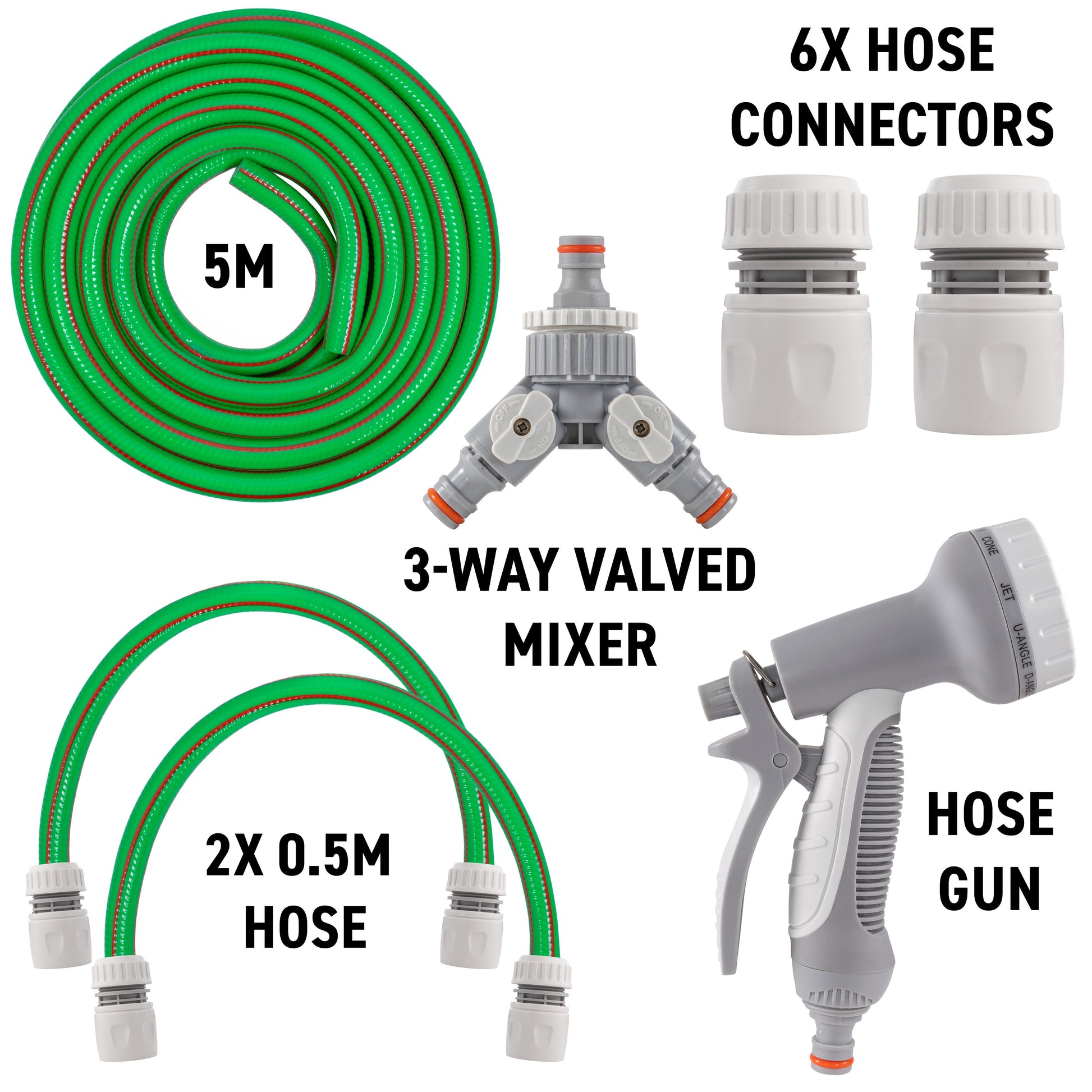 Dog Shower Mix Hot/Cold Water with Valves Green - Best4Trade-Retail