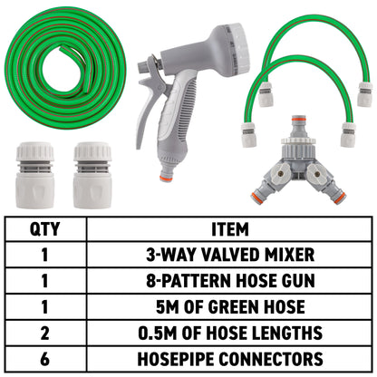 Dog Shower Mix Hot/Cold Water with Valves Green - Best4Trade-Retail