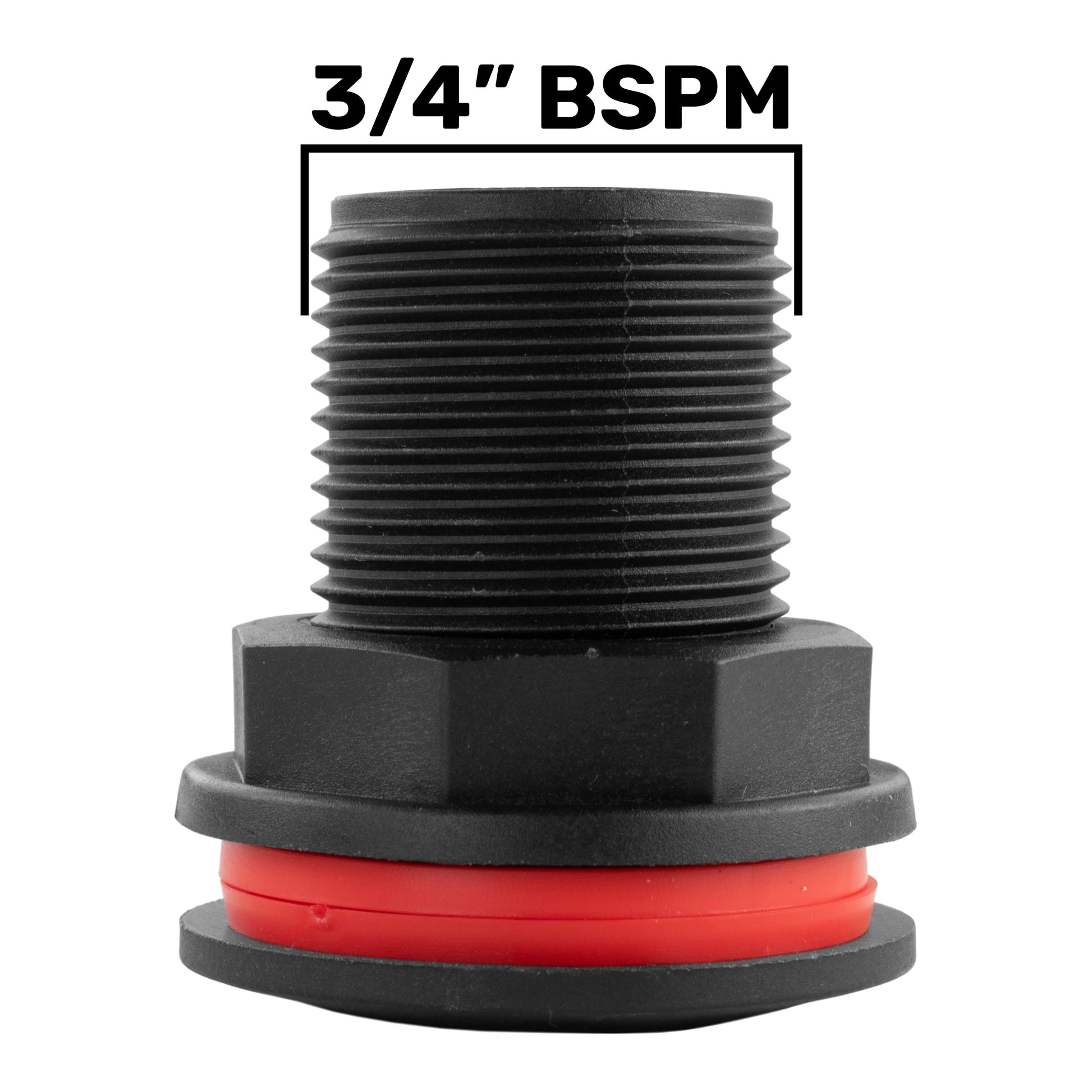 Bulkhead Drain Plug 3/4" BSP With Male Outlet - Best4Trade-Retail Tech Hose & Fittings