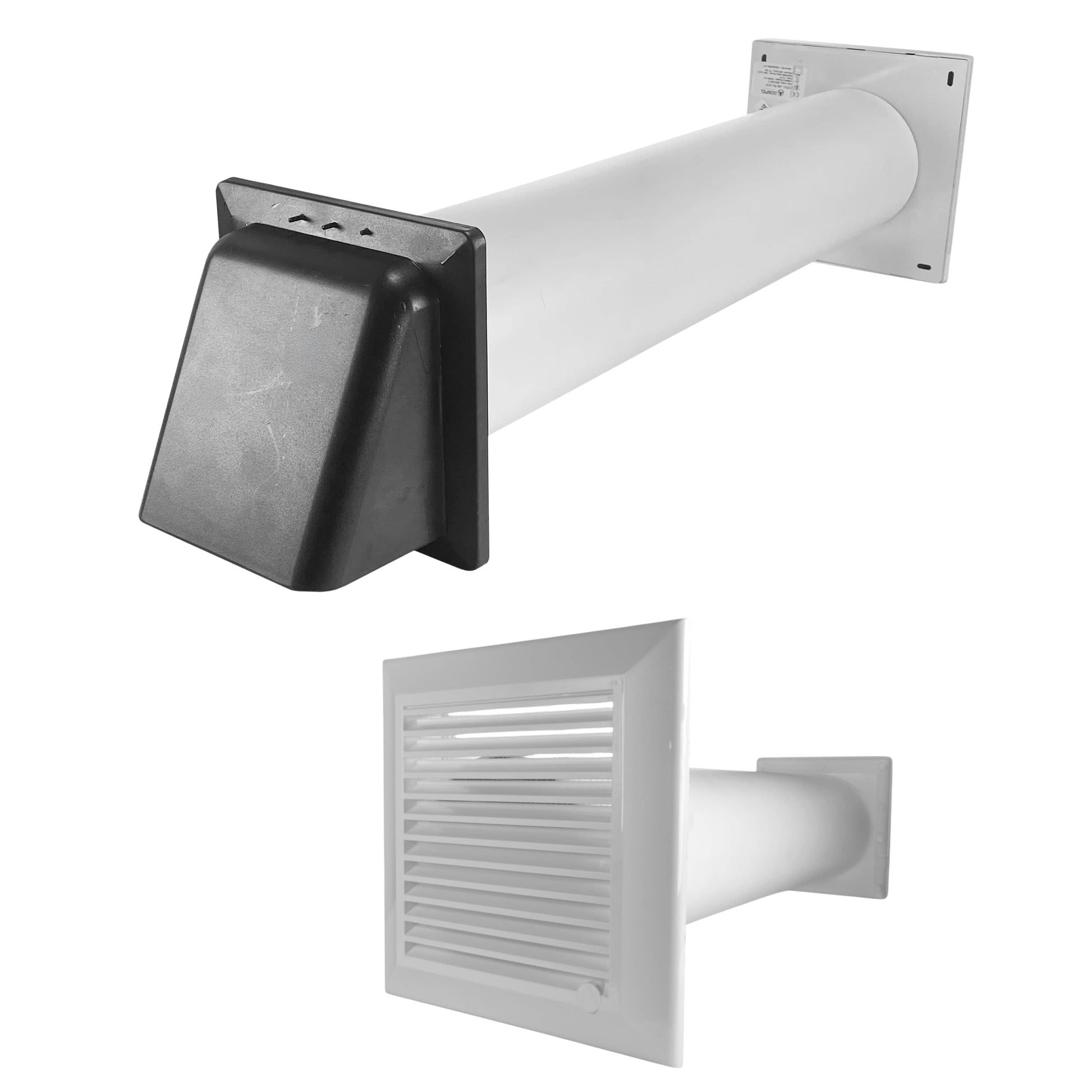Through Wall Ventilation Kit Duo Smart DS4178 Vent with Graphite External Vent - Best4Trade-Retail OTHER
