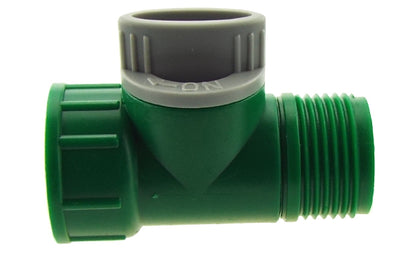 Tap Adapter with Valve 3/4" BSPM-F Green/Grey - Best4Trade-Retail