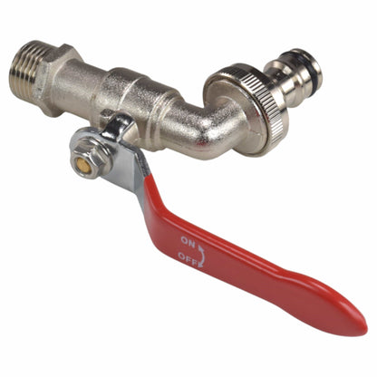 Lever Tap Kit with Barb/Quick Connect Outlet, 1/2" and 3/4" BSP Thread Inlet - Best4Trade-Retail Garden watering