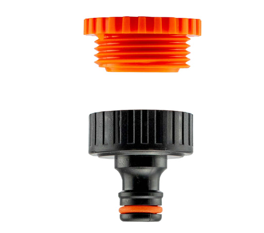 Female Tap Connector 1" - 3/4" BSPF Black - Best4Trade-Retail Garden watering