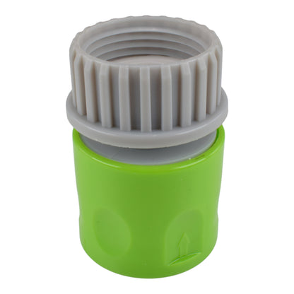 Male & Female Threaded Hose Quick Connector Set with Valve (Lime) - Best4Trade-Retail Garden watering
