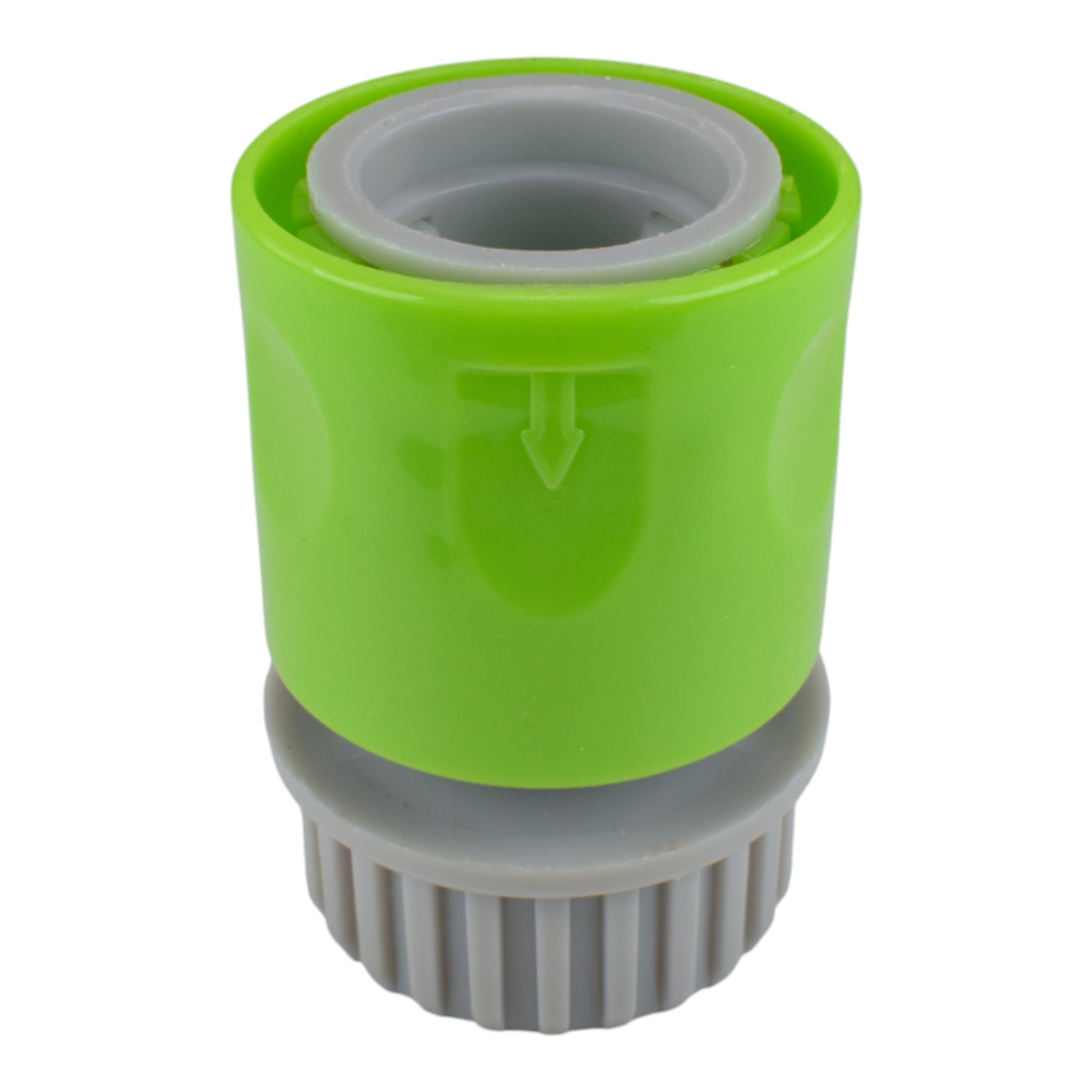 Male & Female Threaded Hose Quick Connector Set with Valve (Lime) - Best4Trade-Retail Garden watering