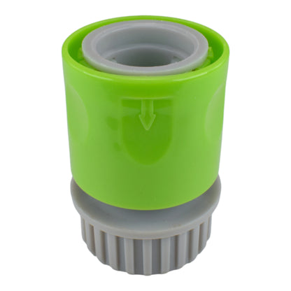 Male & Female Threaded Hose Quick Connector Set with Valve (Lime) - Best4Trade-Retail Garden watering
