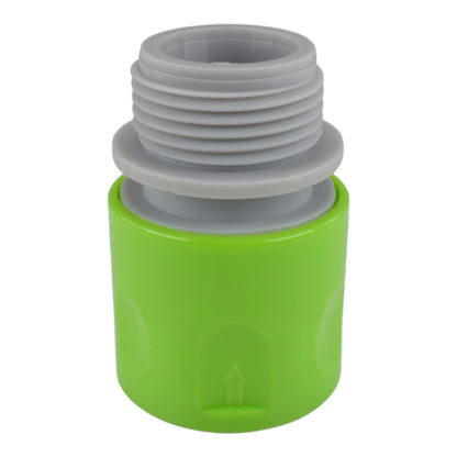 Male & Female Threaded Hose Quick Connector Set with Valve (Lime) - Best4Trade-Retail Garden watering