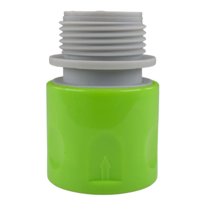Male & Female Threaded Hose Quick Connector Set with Valve (Lime) - Best4Trade-Retail Garden watering