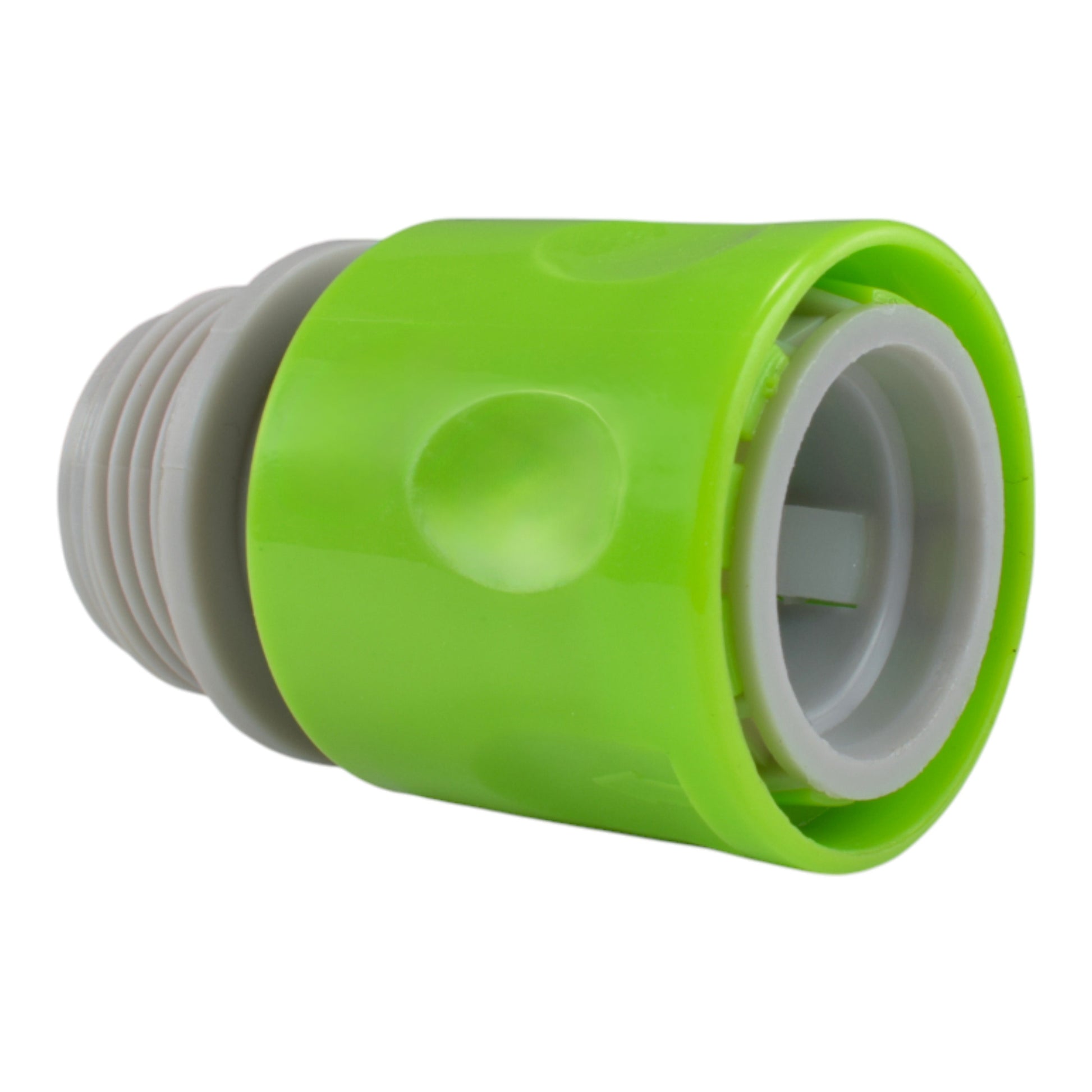 Male & Female Threaded Hose Quick Connector Set with Valve (Lime) - Best4Trade-Retail Garden watering
