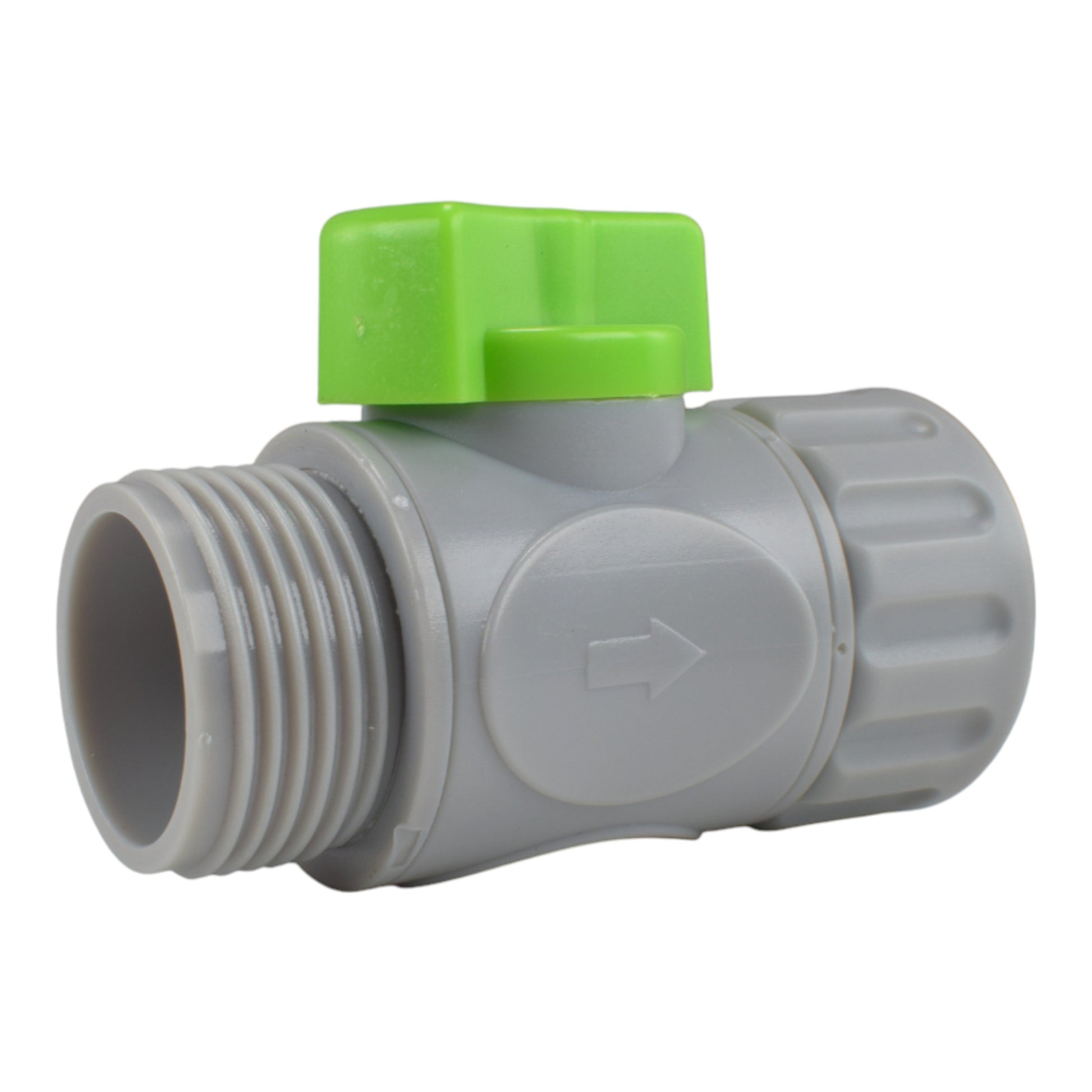 Male & Female Threaded Hose Quick Connector Set with Valve (Lime) - Best4Trade-Retail Garden watering