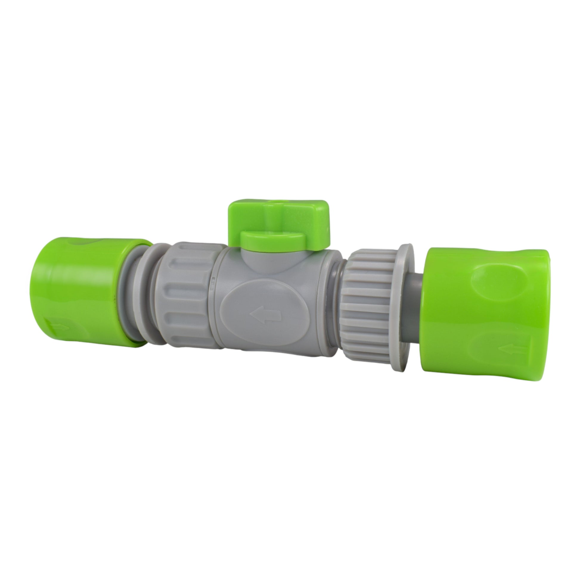 Male & Female Threaded Hose Quick Connector Set with Valve (Lime) - Best4Trade-Retail Garden watering