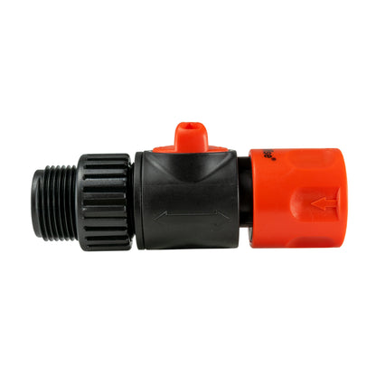 Cost Wise Female Connector with Valve and 3/4" BSPM Inlet - Best4Trade-Retail Garden watering