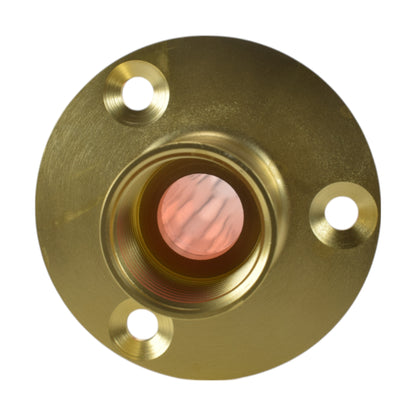 Brass Wall Plate ½” BSPF with 15mm copper pipe (350mm)