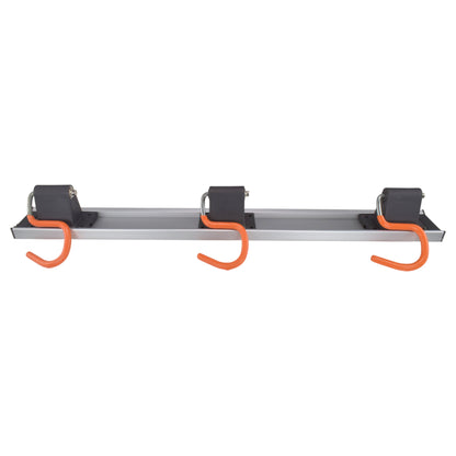 Wall Mount Tool Rack Rail with 3 x S Hanging Hooks - Best4Trade-Retail Garden tools & Accesories