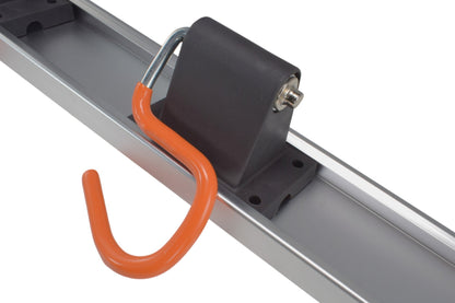 Wall Mount Tool Rack Rail with 5 x S Hanging Hooks