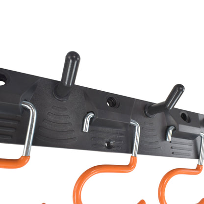 Tool Rail with Adjustable Peg Hooks and S Hanging Hooks - Best4Trade-Retail Garden tools & Accesories