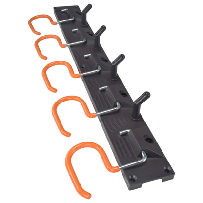 Tool Rail with Adjustable Peg Hooks and S Hanging Hooks - Best4Trade-Retail Garden tools & Accesories