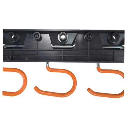 Tool Rail with Adjustable Peg Hooks and S Hanging Hooks - Best4Trade-Retail Garden tools & Accesories