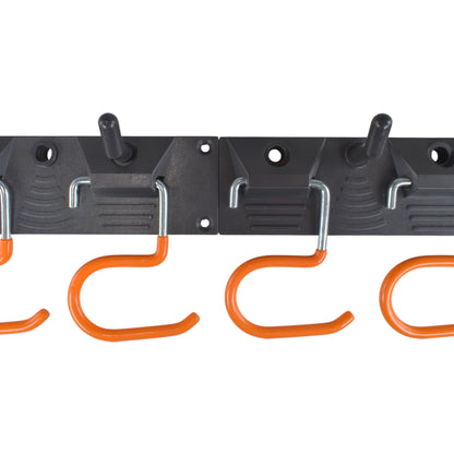 Tool Rail with Adjustable Peg Hooks and S Hanging Hooks - Best4Trade-Retail Garden tools & Accesories