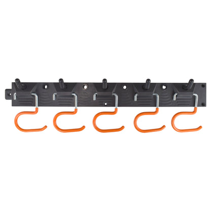 Tool Rail with Adjustable Peg Hooks and S Hanging Hooks - Best4Trade-Retail Garden tools & Accesories