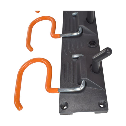 Tool Rail with Adjustable Peg Hooks and S Hanging Hooks - Best4Trade-Retail Garden tools & Accesories
