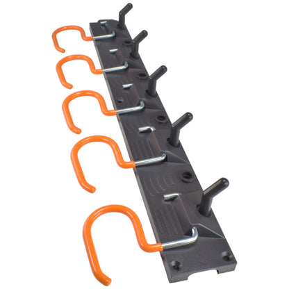 Tool Rail with Adjustable Peg Hooks and S Hanging Hooks - Best4Trade-Retail Garden tools & Accesories