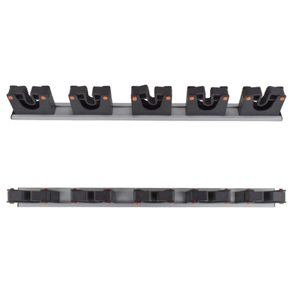 Wall Mount Tool Holder Rail - Gripper Design (5 Handles) - Best4Trade-Retail Garden tools & Accesories