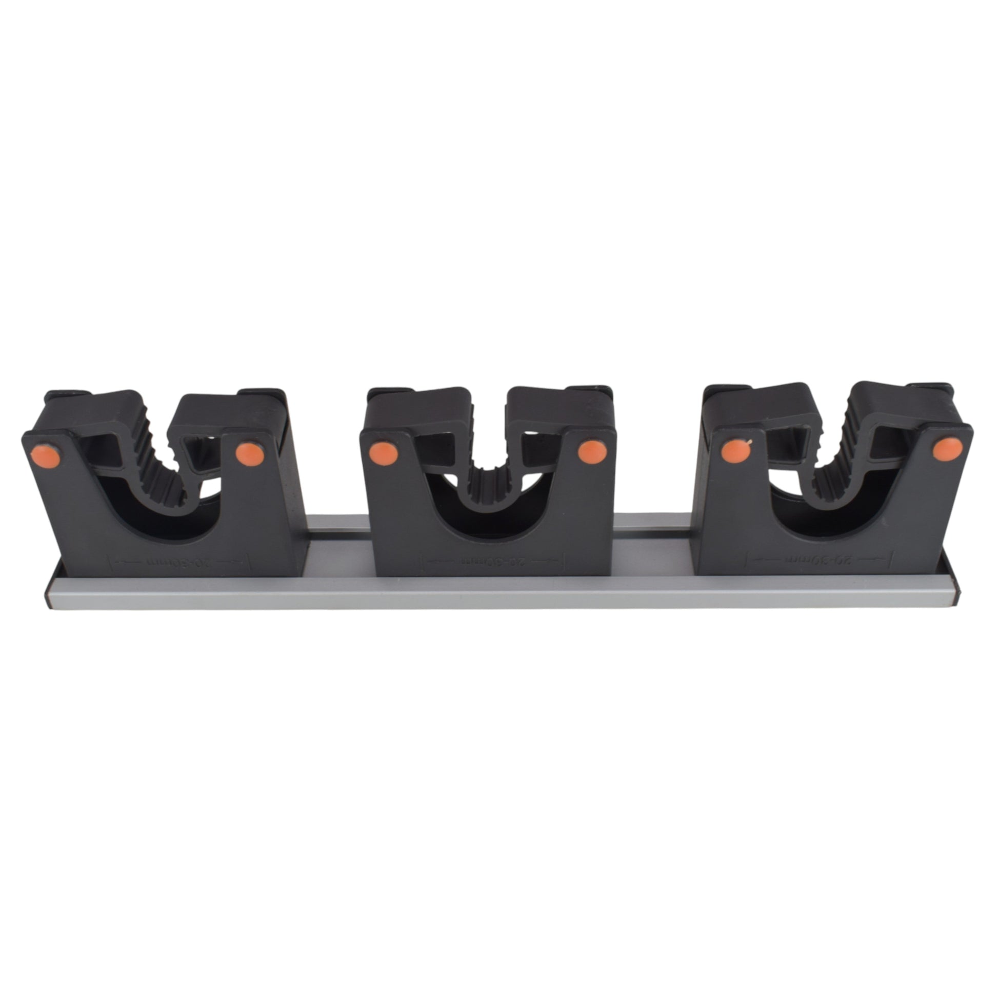 Wall Mount Tool Holder Rail - Gripper Design (3 Handles) - Best4Trade-Retail Garden tools & Accesories
