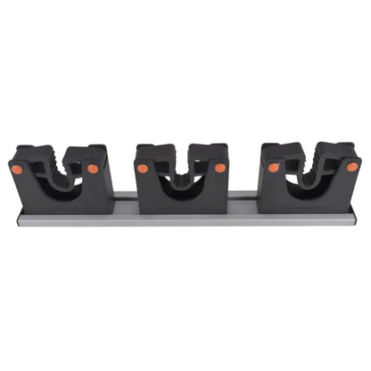 Wall Mount Tool Holder Rail - Gripper Design (3 Handles) - Best4Trade-Retail Garden tools & Accesories