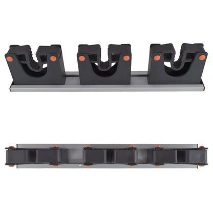 Wall Mount Tool Holder Rail - Gripper Design (3 Handles) - Best4Trade-Retail Garden tools & Accesories