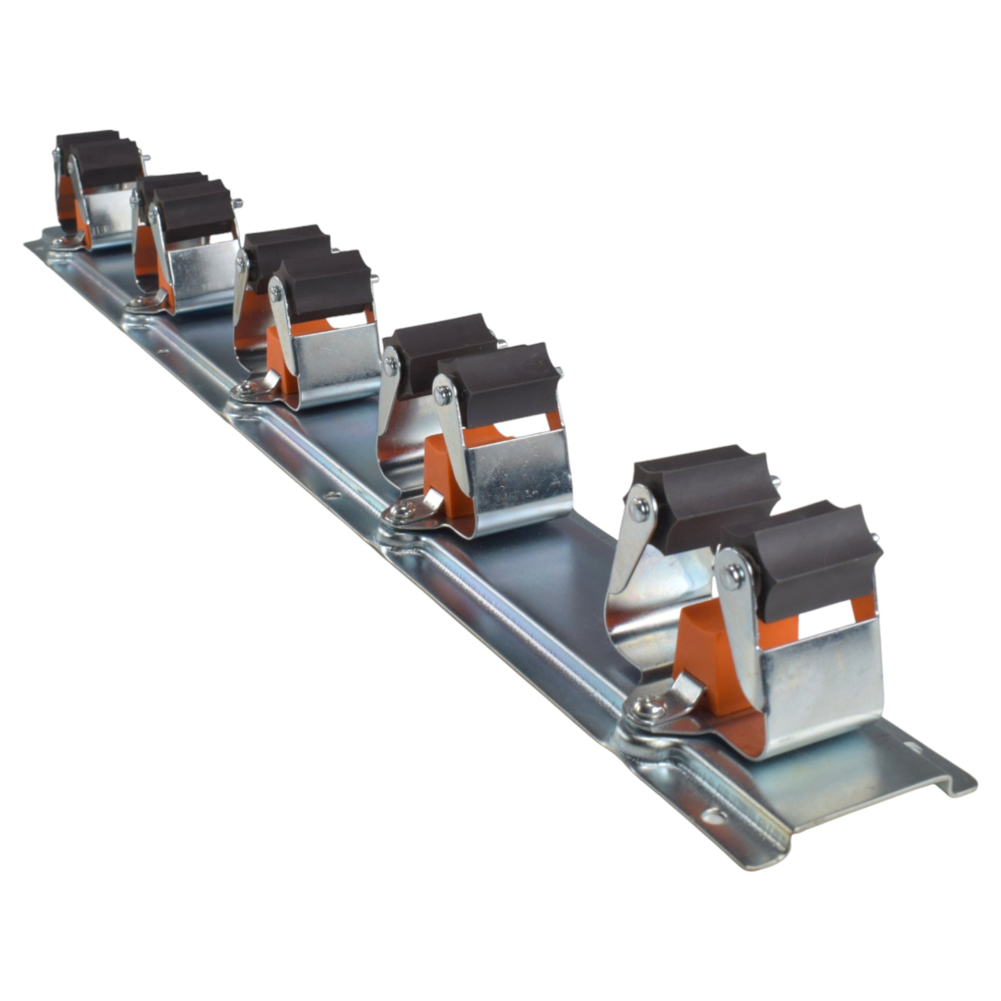 Wall Mount Tool Holder Rail - Roller Grip Design (5 Handles) - Best4Trade-Retail Garden tools & Accesories