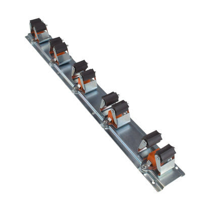Wall Mount Tool Holder Rail - Roller Grip Design (5 Handles) - Best4Trade-Retail Garden tools & Accesories