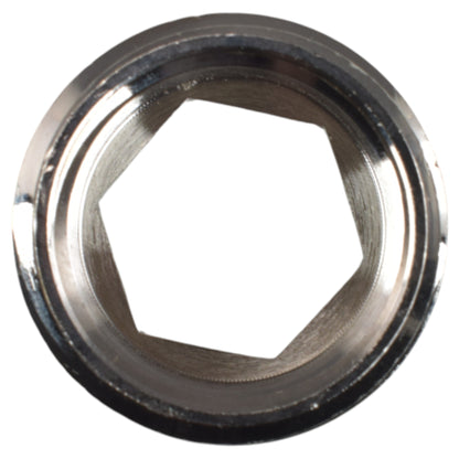 Thread Conversion Cap 1" BSPM - 3/4" BSPF, Nickel Plated