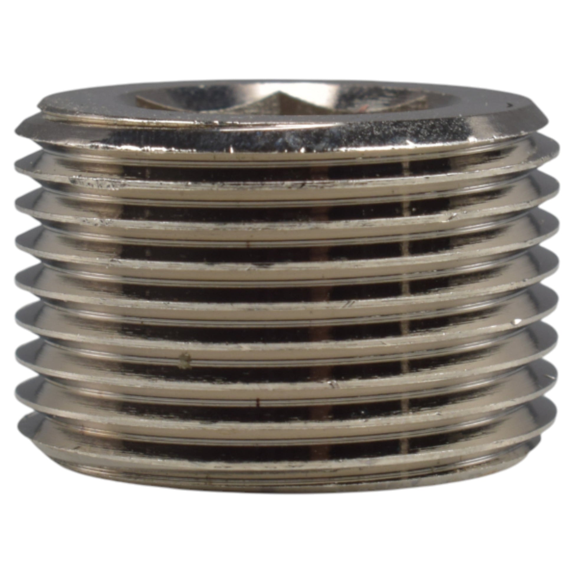 Thread Conversion Cap 3/4" BSPM - 1/2" BSPF, Nickel Plated - Best4Trade-Retail Garden watering