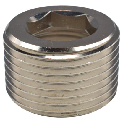Thread Conversion Cap 3/4" BSPM - 1/2" BSPF, Nickel Plated - Best4Trade-Retail Garden watering