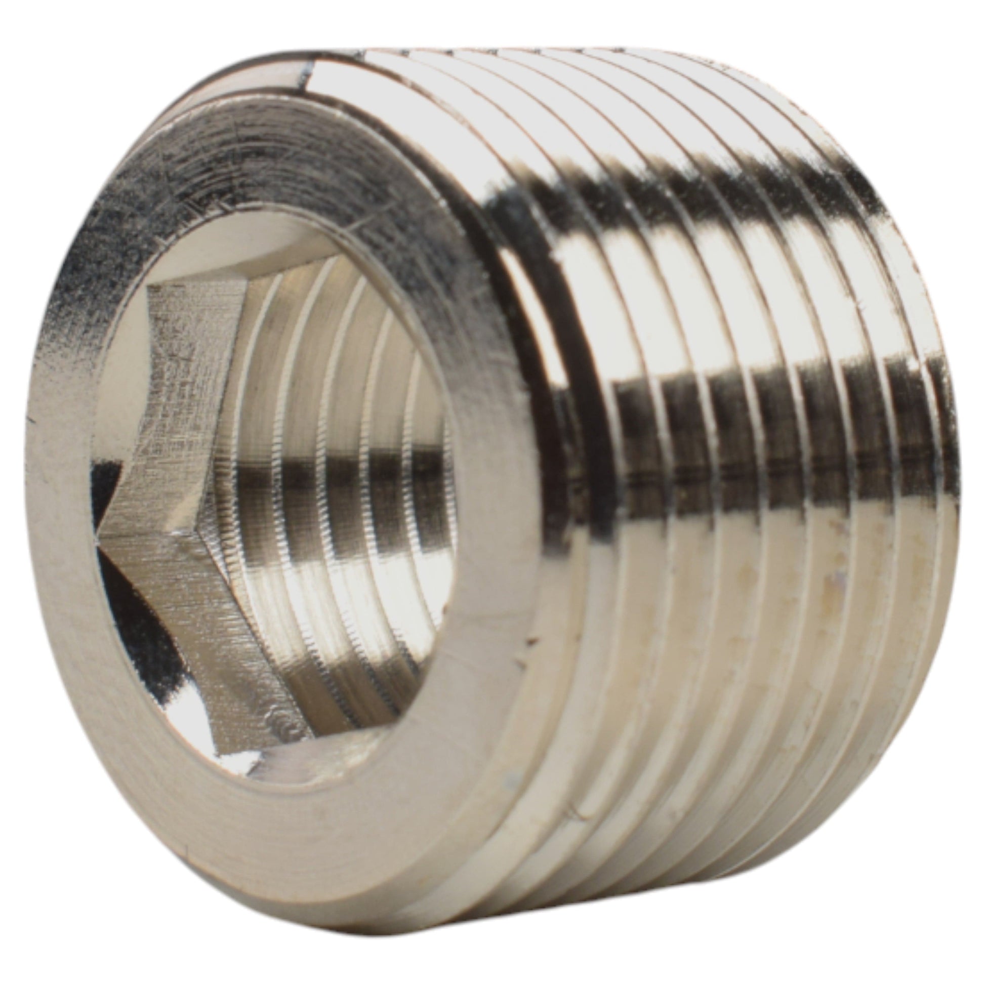 Thread Conversion Cap 3/4" BSPM - 1/2" BSPF, Nickel Plated - Best4Trade-Retail Garden watering