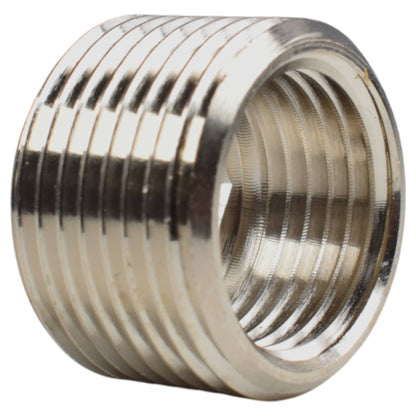 Thread Conversion Cap 3/4" BSPM - 1/2" BSPF, Nickel Plated - Best4Trade-Retail Garden watering