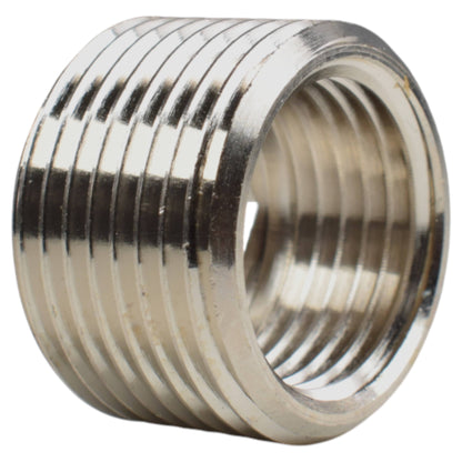 Thread Conversion Cap 3/4" BSPM - 1/2" BSPF, Nickel Plated - Best4Trade-Retail Garden watering