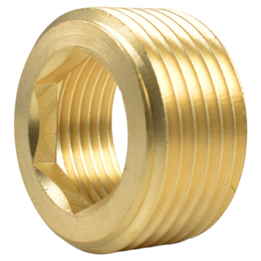 Thread Conversion Cap 1" BSPM - 3/4" BSPF, Brass - Best4Trade-Retail Garden watering