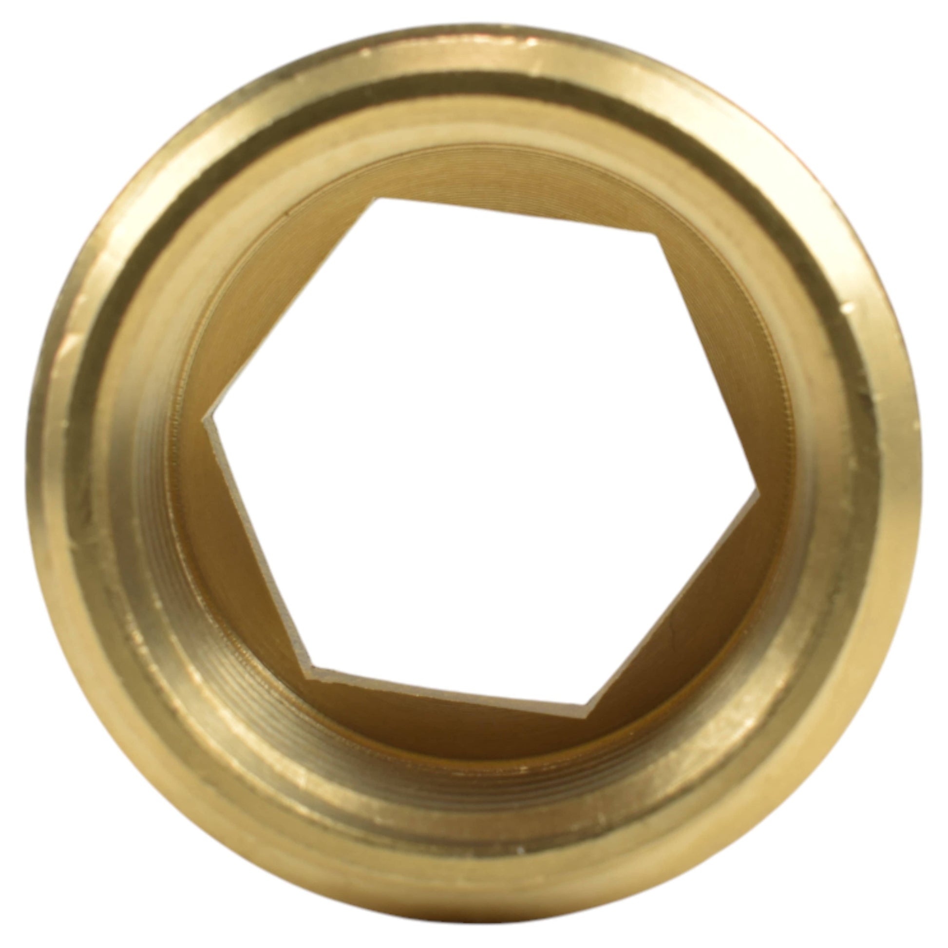 Thread Conversion Cap 1" BSPM - 3/4" BSPF, Brass - Best4Trade-Retail Garden watering