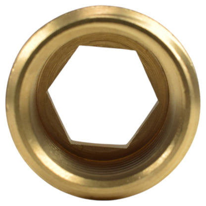 Thread Conversion Cap 3/4" BSPM - 1/2" BSPF, Brass - Best4Trade-Retail Garden watering